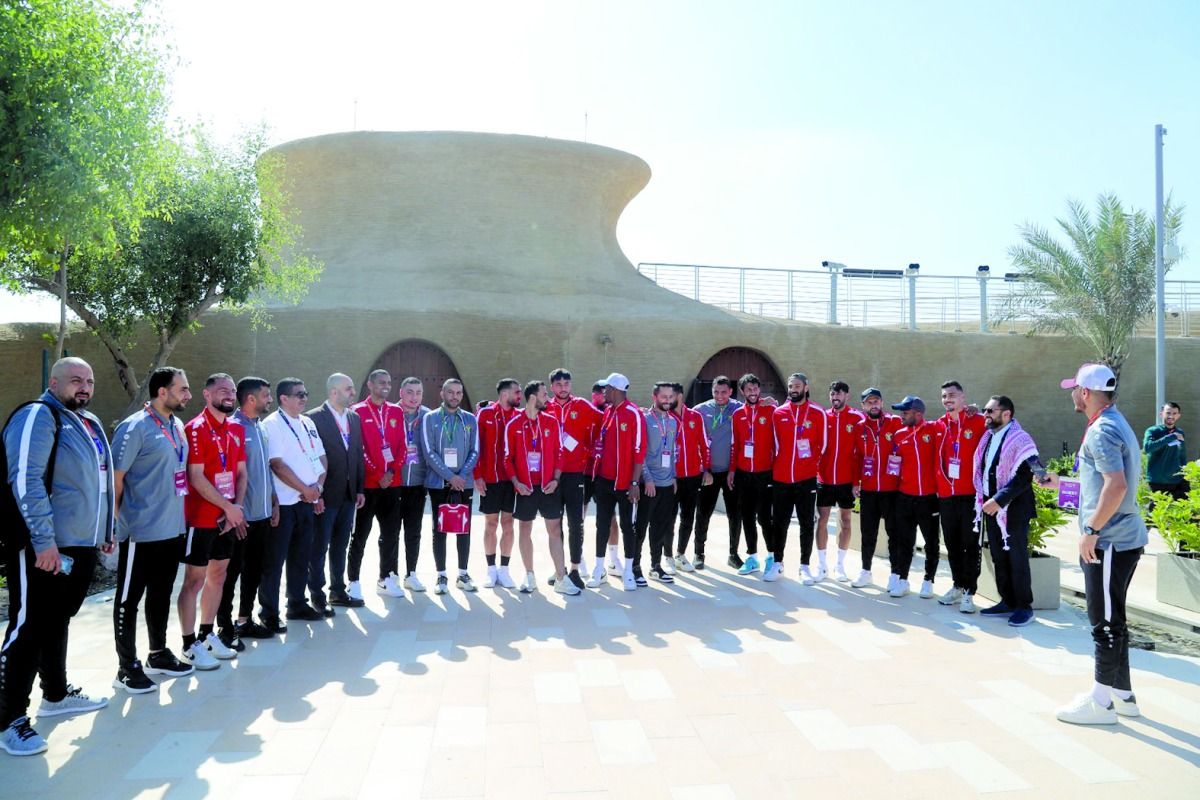 منتخب الأردن يبدي انبهاره بـ «إكسبو 2023 الدوحة»