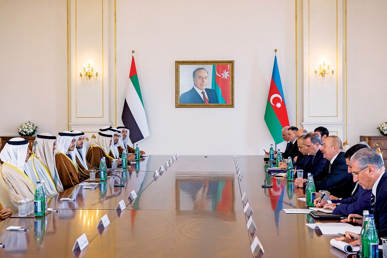 رئيس الدولة: الإمارات حريصة على تعزيز علاقاتها مع أذربيجان