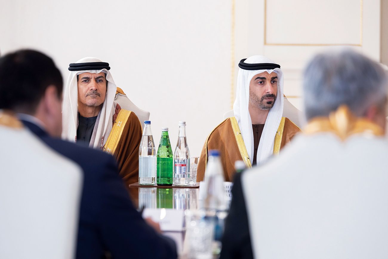 رئيس الدولة: الإمارات حريصة على تعزيز علاقاتها مع أذربيجان