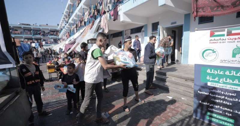 وفد خيري كويتي يزور العريش المصرية للإشراف على دخول المساعدات الكويتية إلى غزة