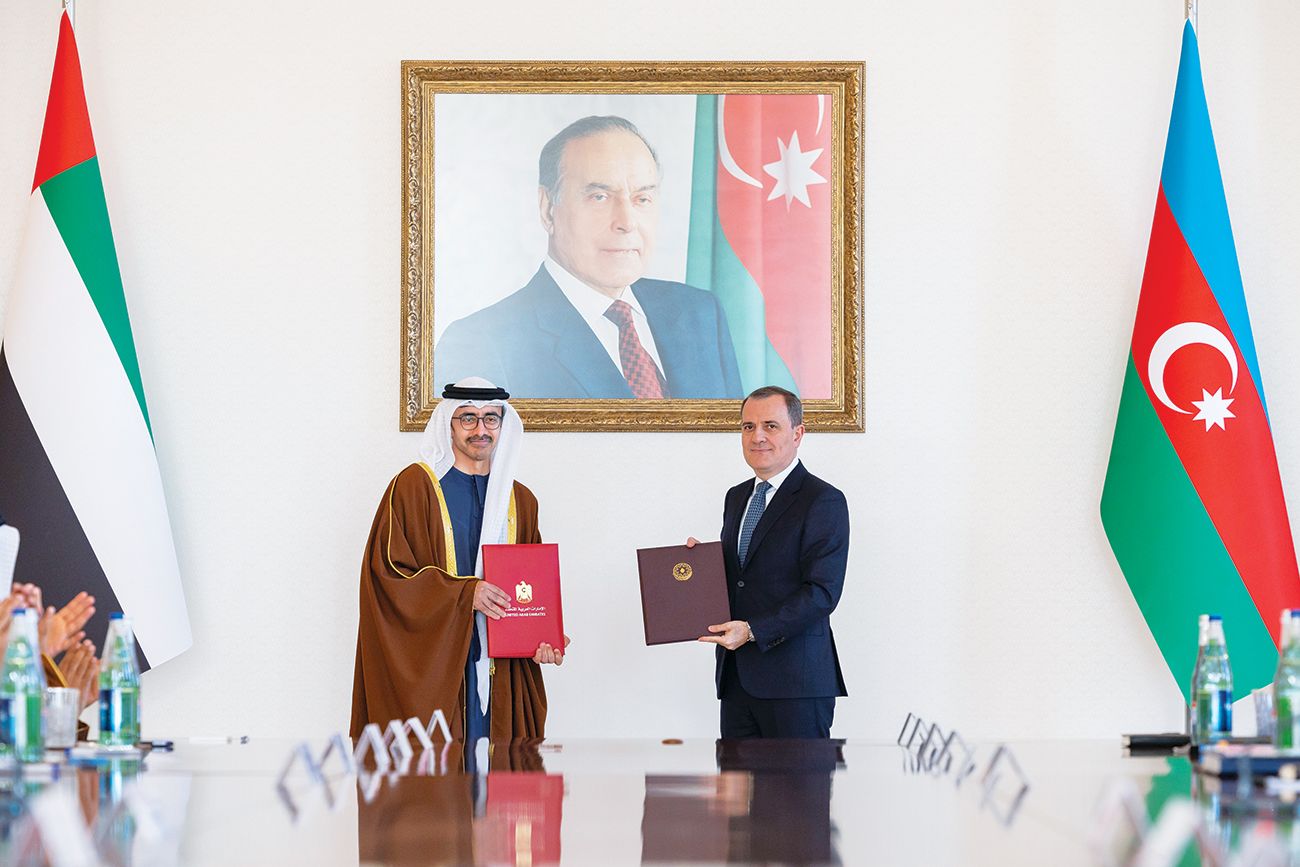 رئيس الدولة: الإمارات حريصة على تعزيز علاقاتها مع أذربيجان