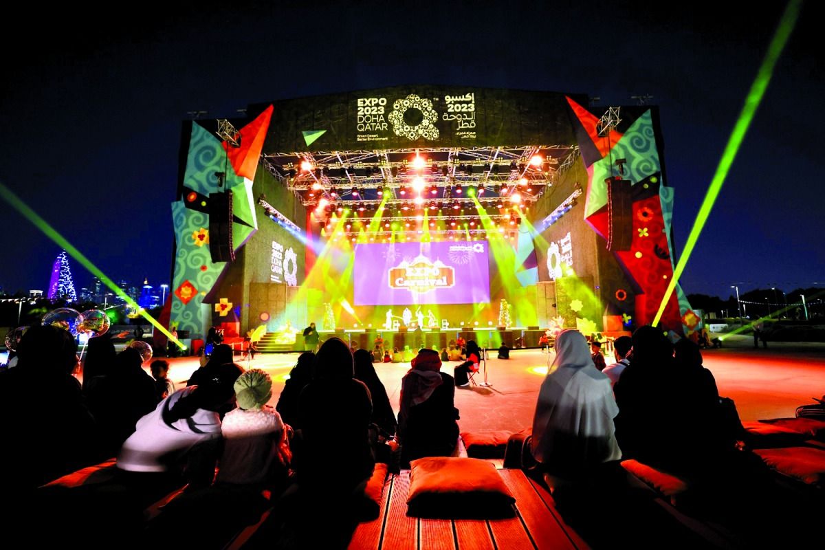 ينطلق بالتزامن مع كأس آسيا.. كرنفال إكسبو يجذب الزوار