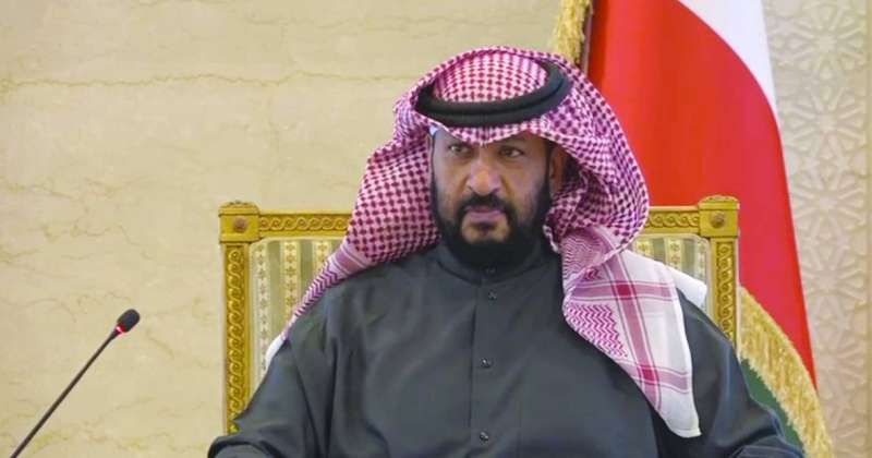 طلال الخالد متحدثاً في حفل التكريم