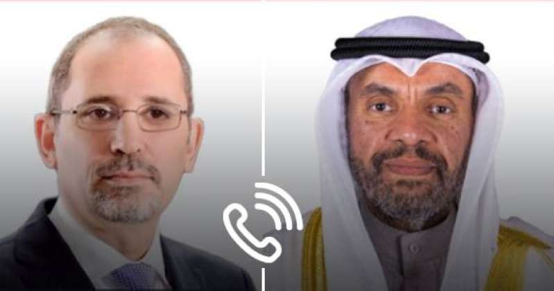 وزير الخارجية يتلقى اتصالاً هاتفياً من نظيره الأردني للتهنئة بتعيينه بمنصبه