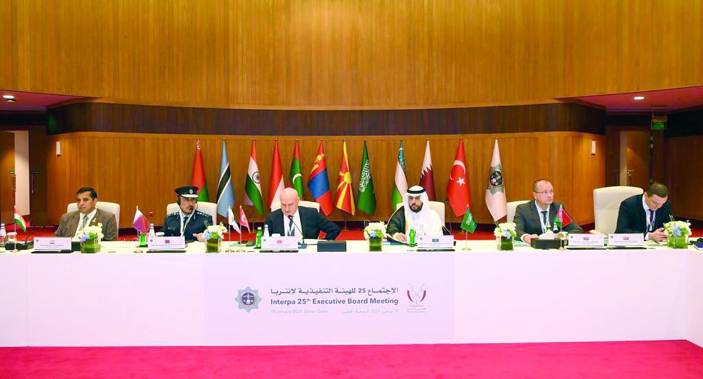 اجتماع «إنتربا» يناقش  التأهيل القيادي والوقائي من الجريمة