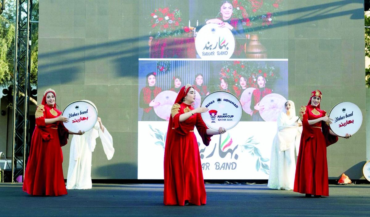 عروض ترفيهية إبداعية لكتارا  احتفاء بـكأس آسيا