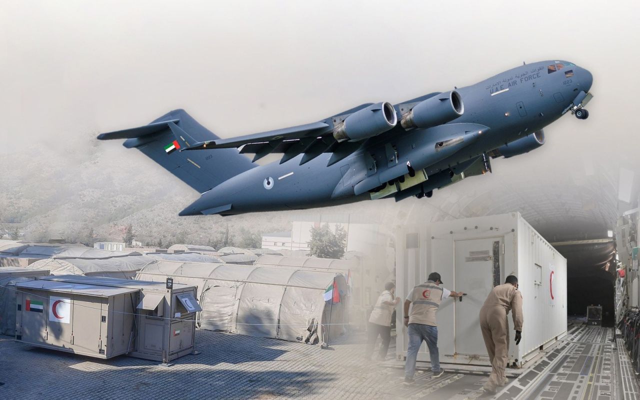 الإمارات تواصل إغاثة الشعب الفلسطيني في غزة