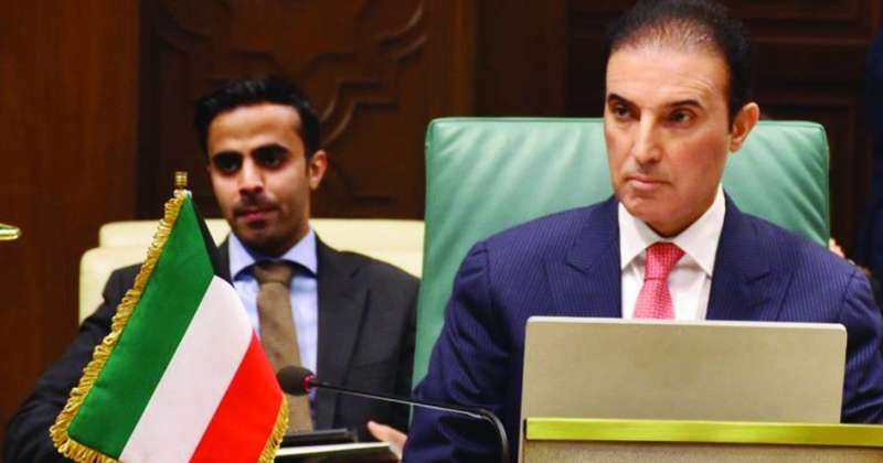 طلال المطيري في اجتماع مجلس الجامعة العربية