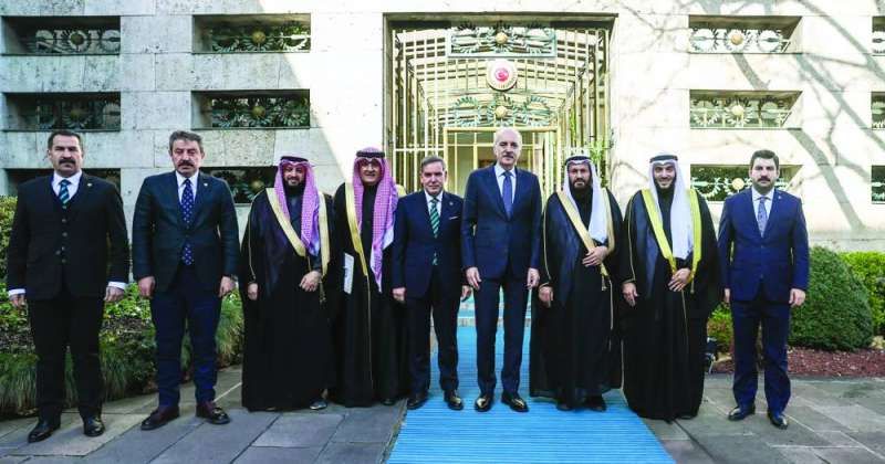 أعضاء مجموعتي الصداقة البرلمانية الكويتية - التركية