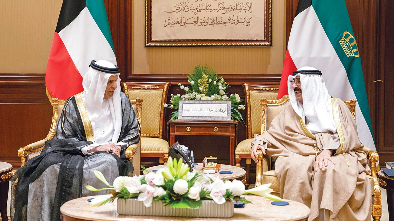 أمير الكويت وحاكم رأس الخيمة يبحثان تعزيز العلاقات الثنائية