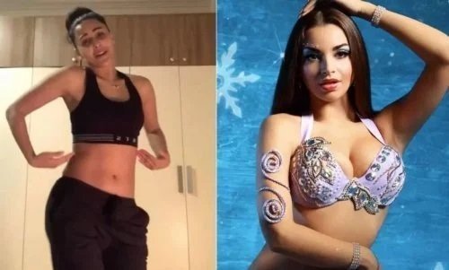 ميس حمدان تنافس اشهر راقصة بوصلة رقص فاضحة ..اتفرج