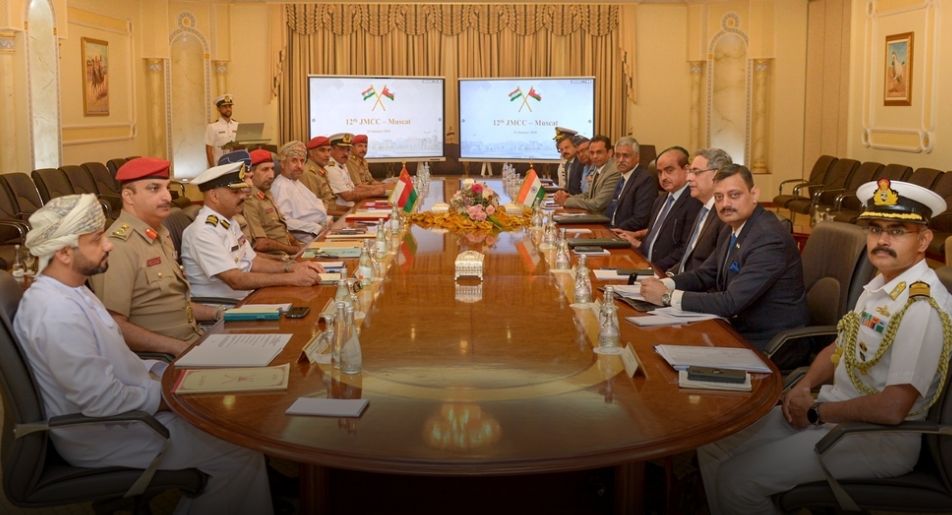 انعقاد الاجتماع الثاني عشر للجنة التعاون العسكري المشتركة العُمانية الهندية (JMCC)