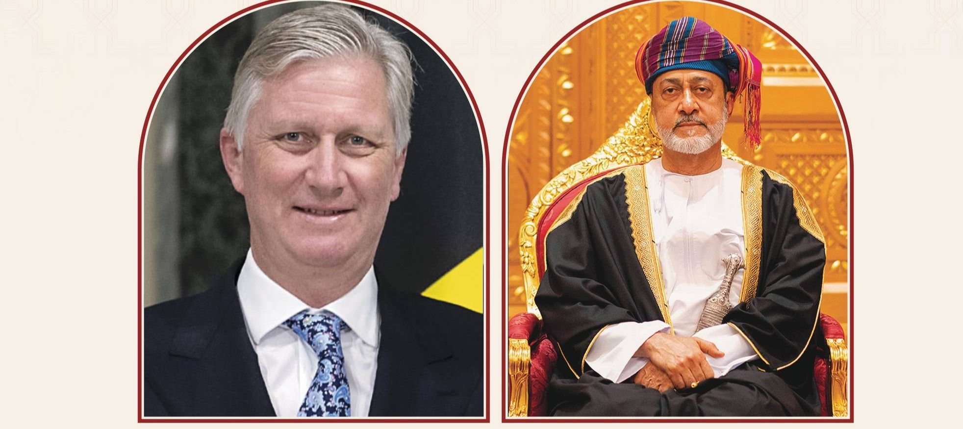 جلالة السُّلطان وملك البلجيكيين يستعرضان جوانب التعاون بين البلدين