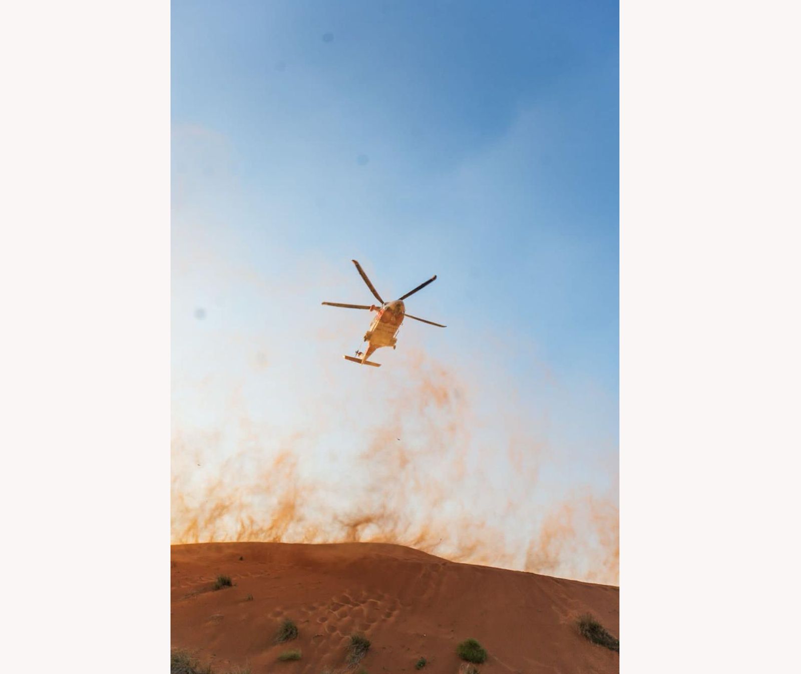 الحرس الوطني الإماراتي ينجح في إجلاء مصابين في صحراء العين