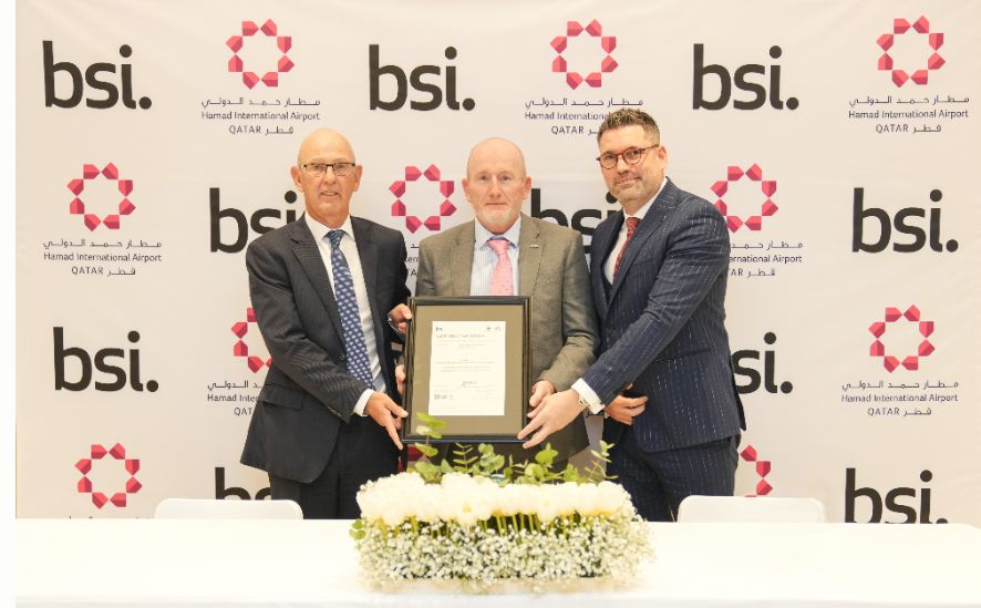 مطار حمد الدولي يحصل على شهادة "الآيزو" في إدارة الصحة والسلامة المهنية