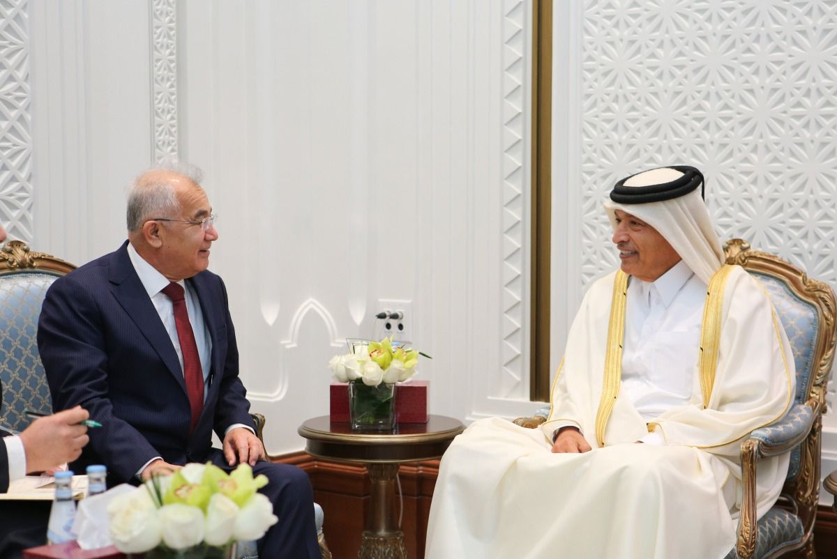 رئيس مجلس الشورى يجتمع مع النائب الأول لرئيس المجلس التشريعي في البرلمان الأوزبكي