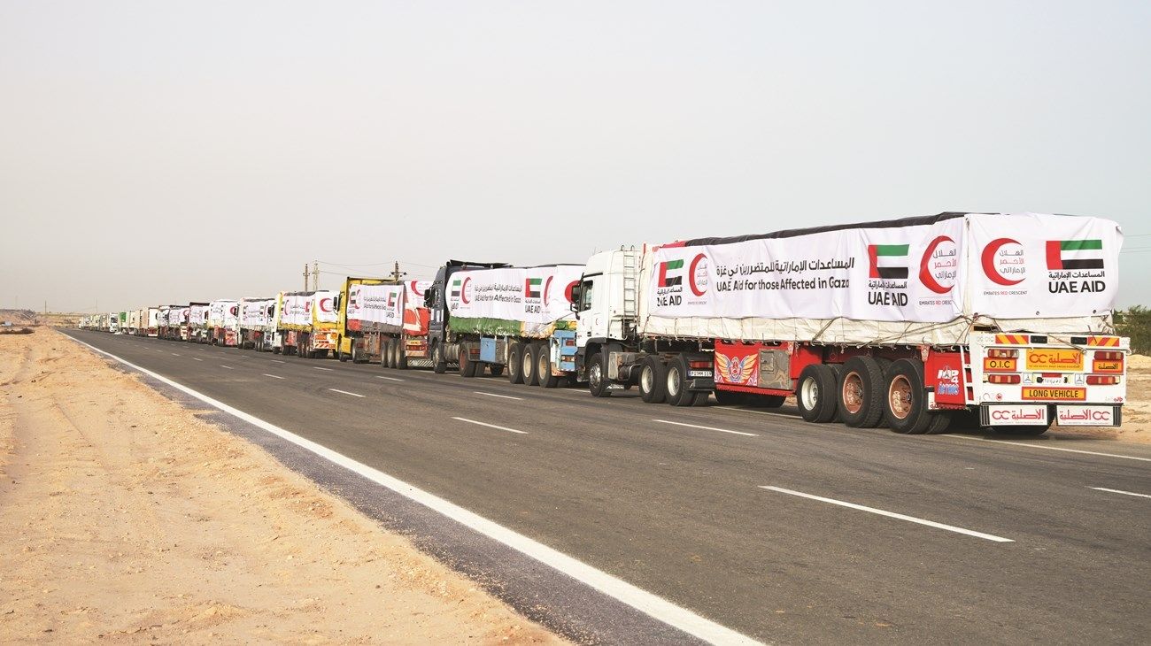 من خلال «الفارس الشهم 3».. الإمارات تواصل جهودها لإغاثة سكان قطاع غزة