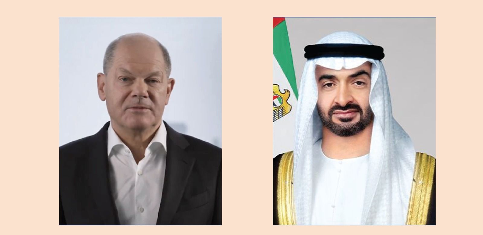 رئيس الدولة والمستشار الألماني يبحثان هاتفياً العلاقات الثنائية ومستجدات الأزمة في قطاع غزة