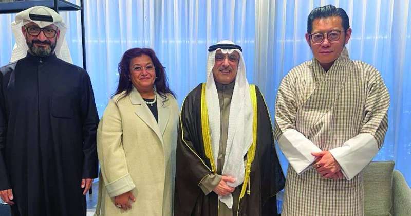 ملك بوتان مع البحر والعبدالرزاق والبدر