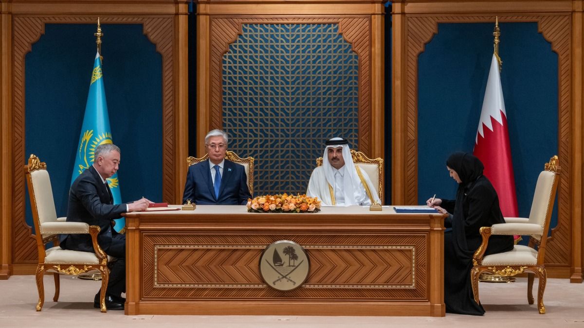 سمو الأمير ورئيس كازاخستان يشهدان التوقيع على عدد من الاتفاقيات ومذكرات تفاهم