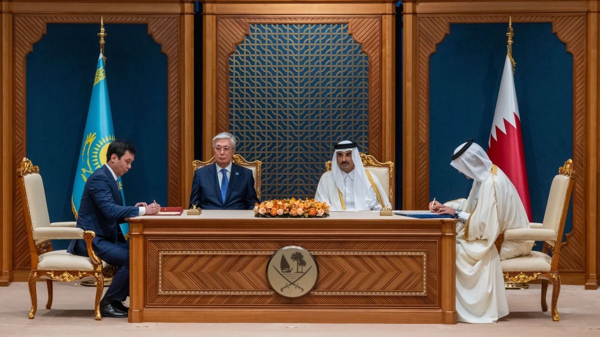 سمو الأمير ورئيس كازاخستان يشهدان التوقيع على عدد من الاتفاقيات ومذكرات تفاهم