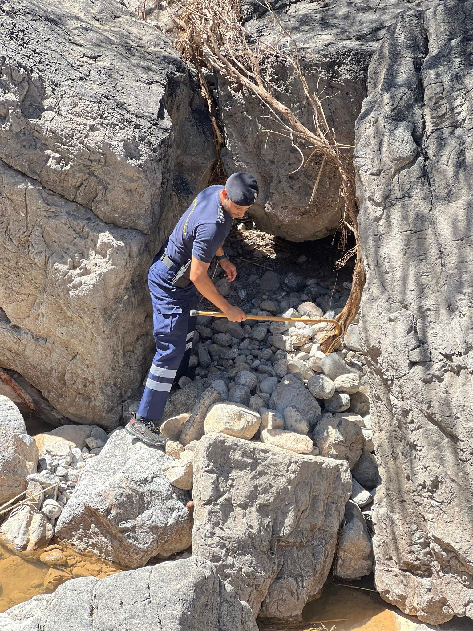لليوم الخامس على التوالي .. البحث عن الشخص المفقود بالجبل الأخضر
