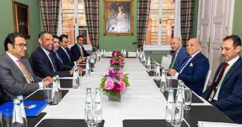 اليحيا بحث مع نظيره العراقي جهود إنهاء «ترسيم الحدود»