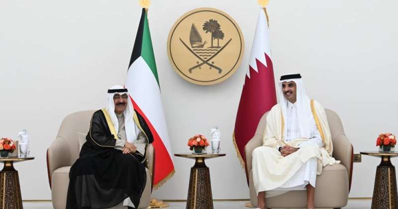 بيان كويتي قطري مشترك في ختام زيارة سمو الأمير إلى قطر