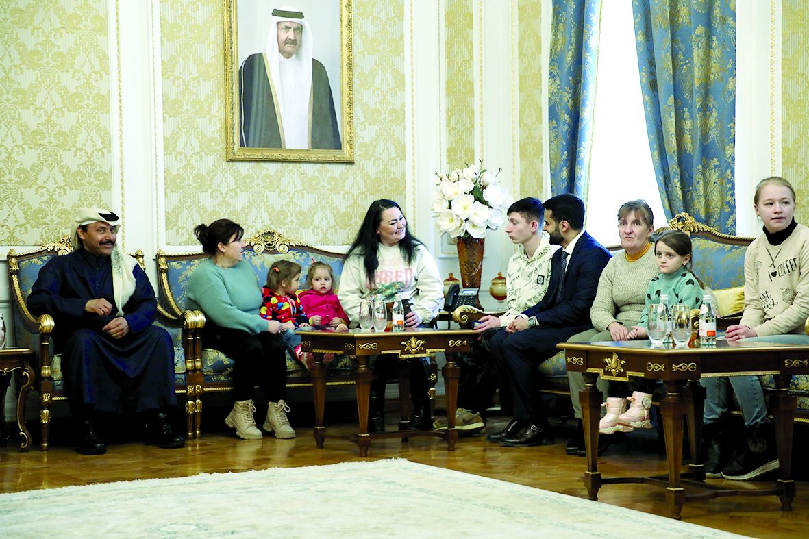 نجاح الوساطة القطرية في لمّ شمل دفعة جديدة من الأطفال الأوكرانيين مع عائلاتهم