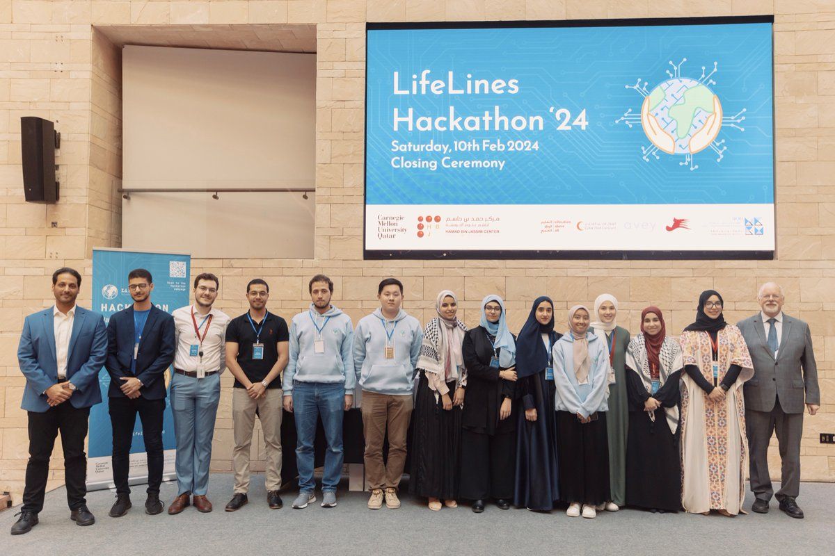 جامعة كارنيجي ميلون في قطر تفوز بالمركز الأول في النسخة الأولى من مسابقة "لايف لاين هاكاثون" لعام 2024