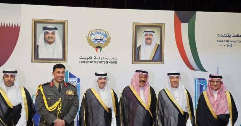 سفارة دولة الكويت لدى قطر تحتفل بالأعياد الوطنية