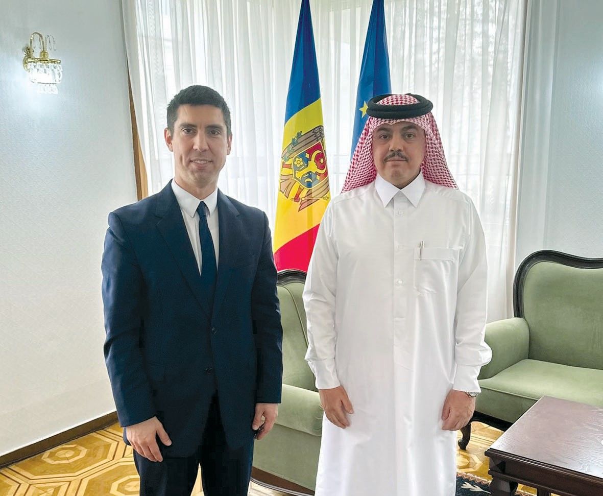 نائب رئيس الوزراء المولدوفي يستعرض العلاقات مع القائم بأعمالنا