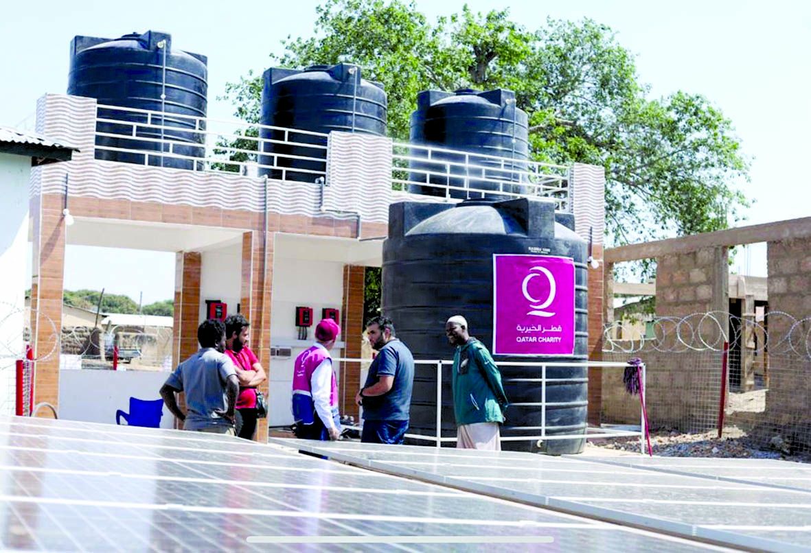 محسنو دولة قطر  يروون عطش عشرات الآلاف بغانا