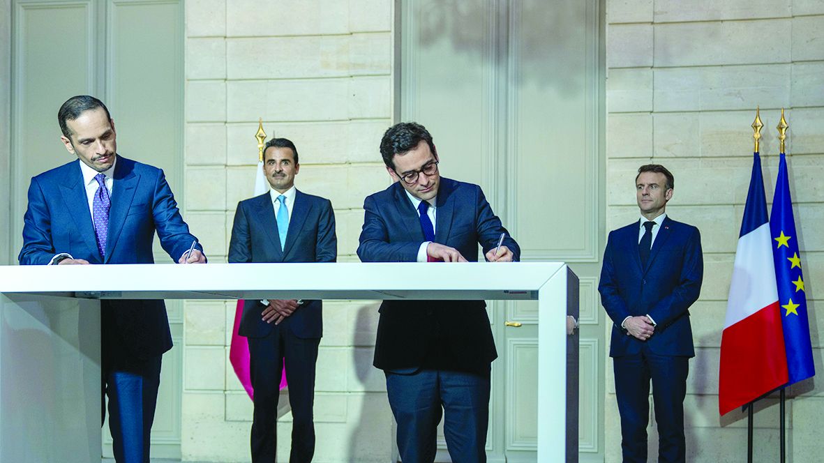 إعلان نوايا للتعاون في المساعدة الإنسانية وحالات الطوارئ.. صاحب السمو والرئيس الفرنسي يعززان العلاقات