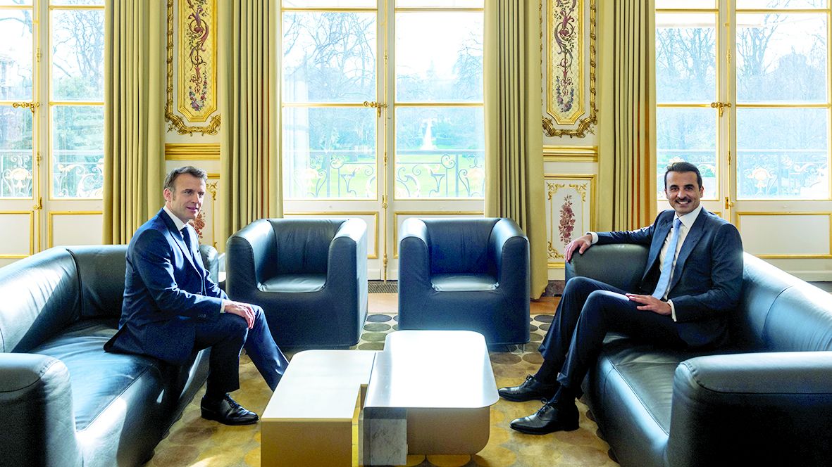 إعلان نوايا للتعاون في المساعدة الإنسانية وحالات الطوارئ.. صاحب السمو والرئيس الفرنسي يعززان العلاقات