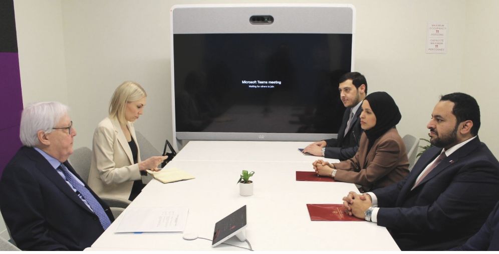  وزير الدولة بوزارة الخارجية يجتمع مع وكيل الأمين العام للأمم المتحدة للشؤون الإنسانية ومنسق الإغاثة في حالات الطوارئ