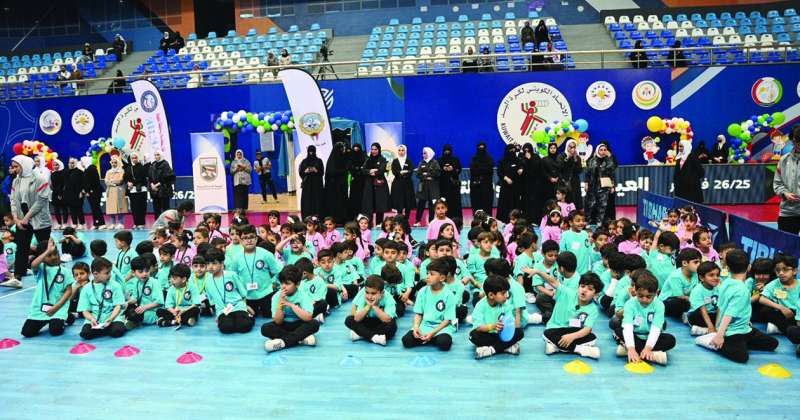 المقصيد: تعزيز الثقافة الرياضية لدى الطلبة في كل مراحل التعليم