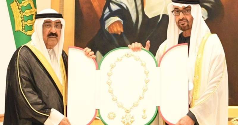 «وسام زايد» لسمو الأمير و«قلادة مبارك الكبير» للشيخ محمد بن زايد