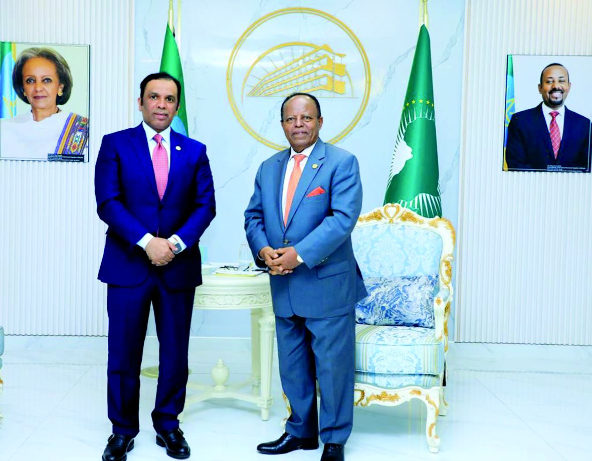 وزير خارجية أثيوبيا يلتقي سفيرنا