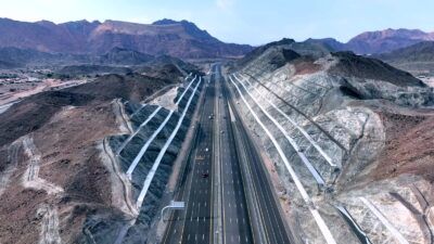 وزارة النقل والاتصالات وتقنية المعلومات تفتتح مشروع توسعة طريق الرسيل – بدبد