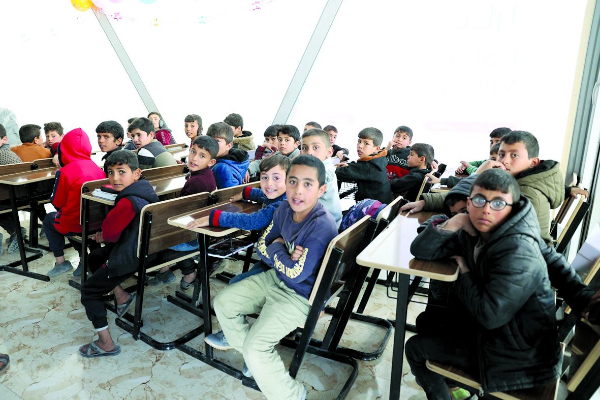 «التعليم فوق الجميع» تطلق مشروع قرية كتارا الريادي شمال سوريا