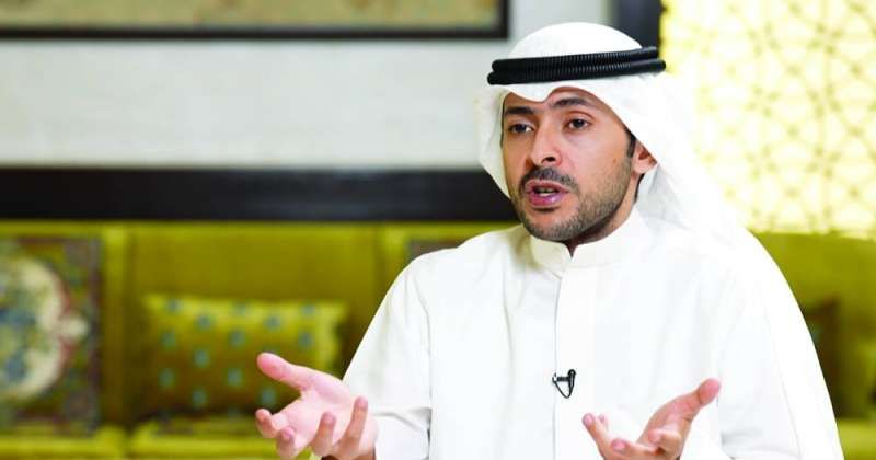 حمد المدلج في اللقاء