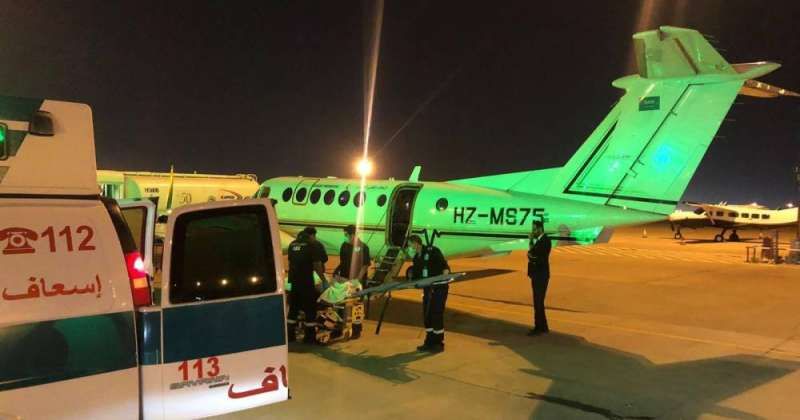 السعودية تجلي بطائرة إخلاء طبي مواطنين سعوديين تعرضا لحادث مروري في الكويت