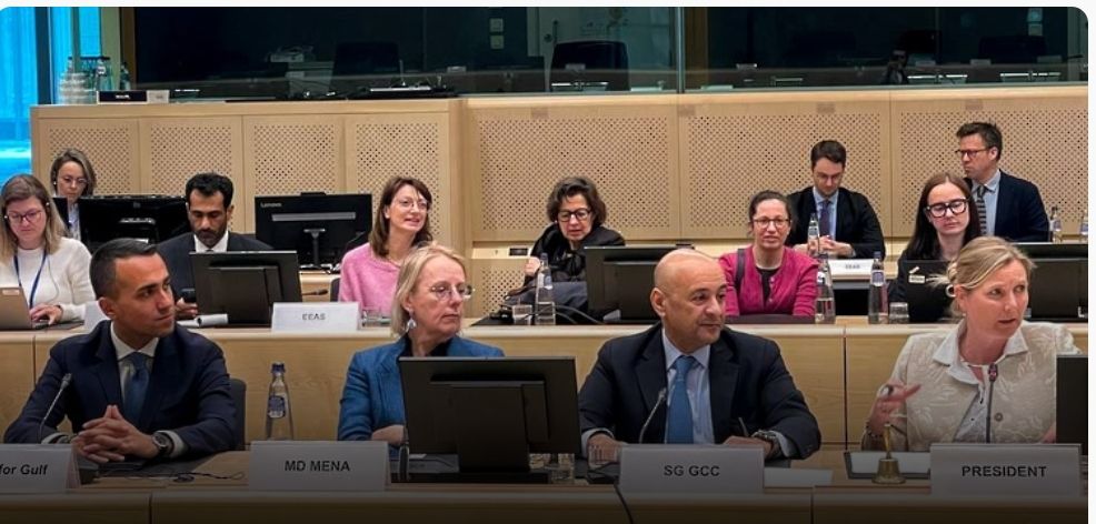 البديوي يبحث مع أعضاء اللجنة السياسية والأمنية الاتحاد الأوروبي العلاقات الخليجية – الأوروبية