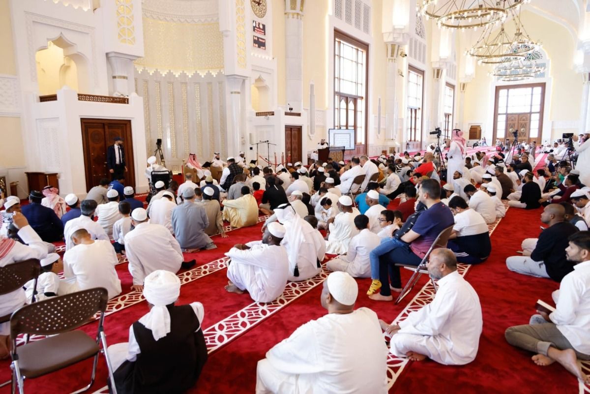 مسابقة الشيخ جاسم تعقد الجلسة القرآنية الثانية بجامع الإمام