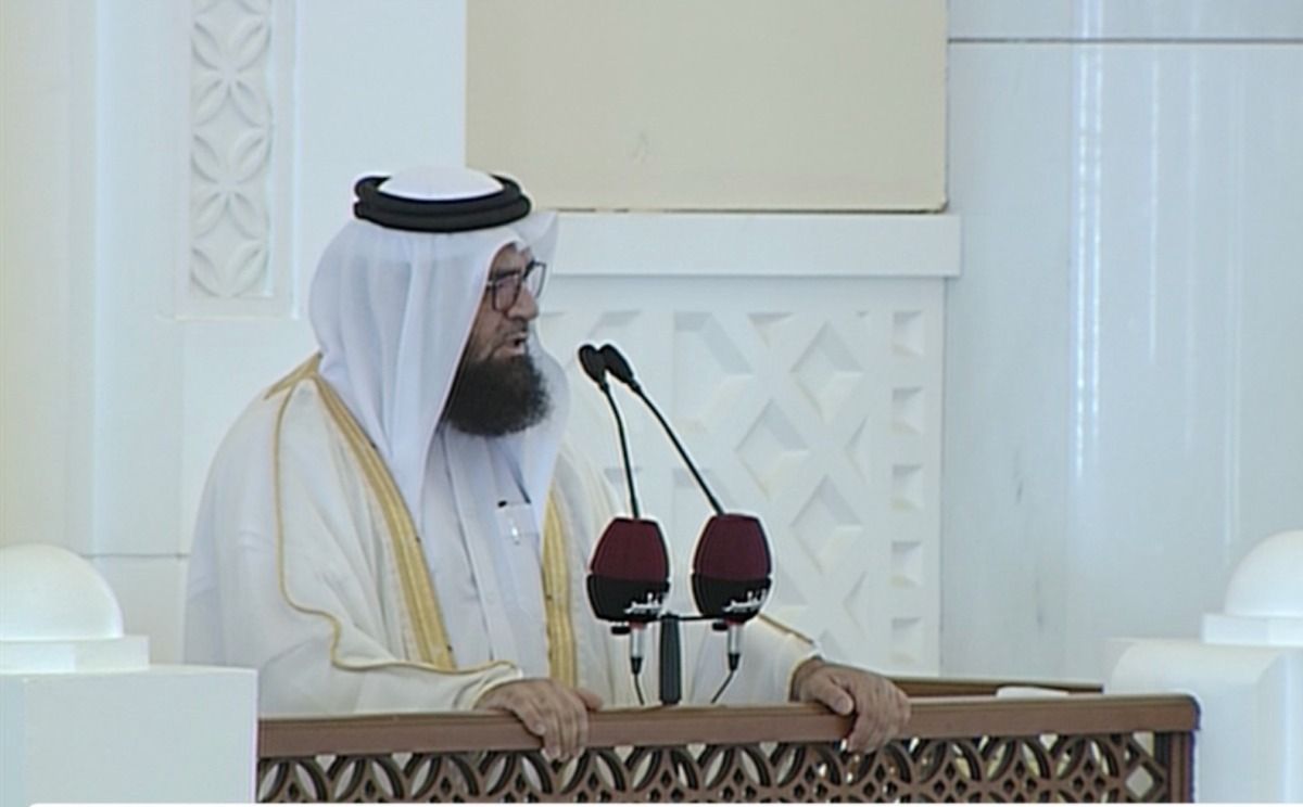 خطبة فضيلة الشيخ عبدالله محمد النعمة بجامع الإمام 22 مارس