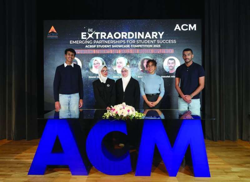 فوز طلبة «ACM» في مسابقة «ACBSP Region 8» الإقليمية وتأهلهم إلى المسابقة العالمية النهائية