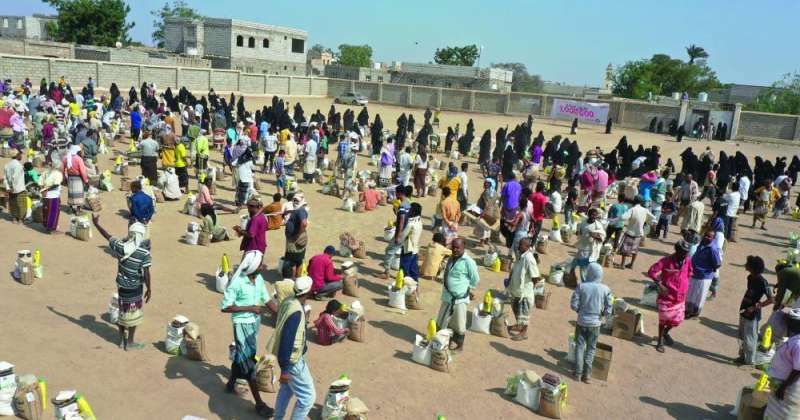 «النجاة» تُوزّع 16 ألف سلة غذائية باليمن ضمن حملة «مليون إفطار»