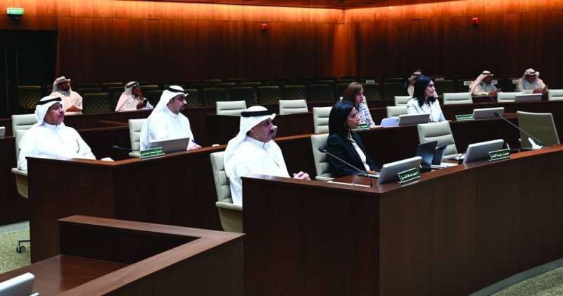 جانب من جلسة المجلس البلدي أمس