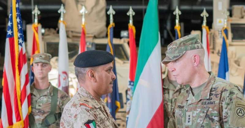 «سبارتن الأميركية» تقيم مراسم تبديل القوة في «عريفجان»